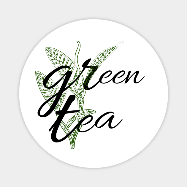 Green tea Magnet by TotaSaid